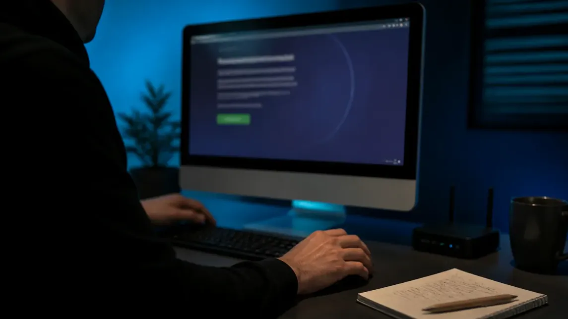 A user is focused on downloading Tor Browser on a desktop computer.