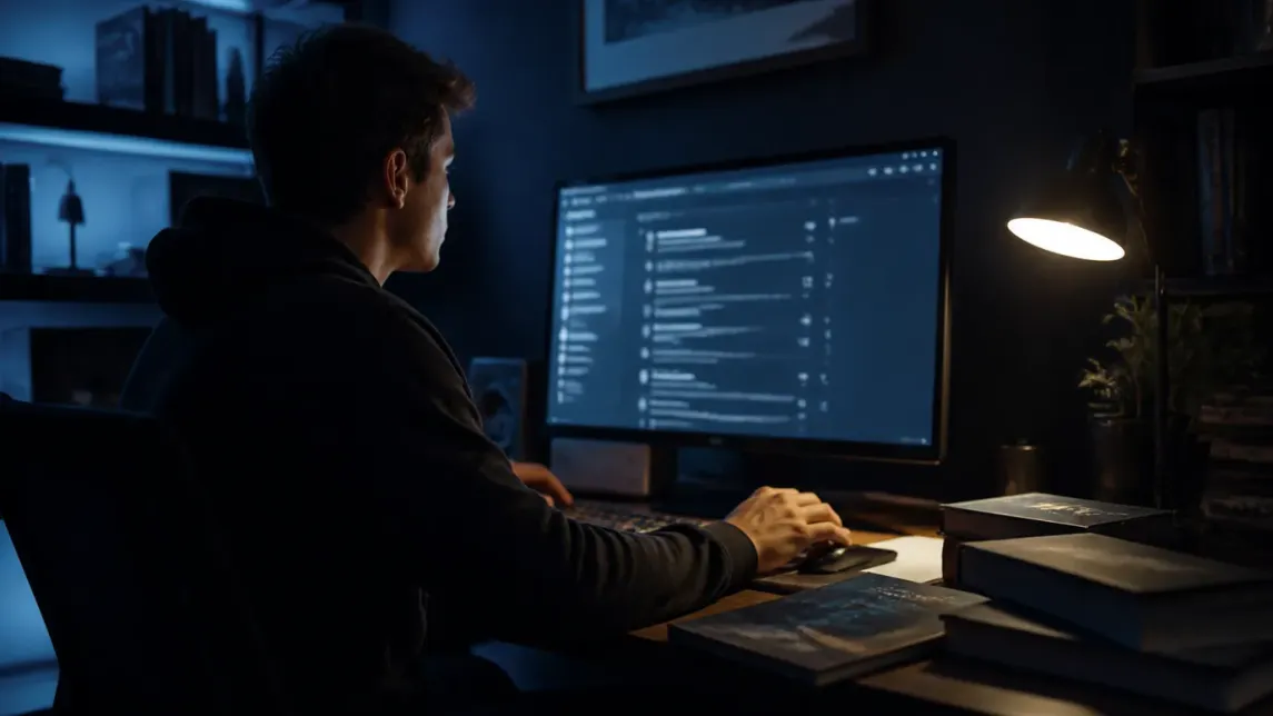 A user exploring curated onion links from Reddit on their desktop computer.